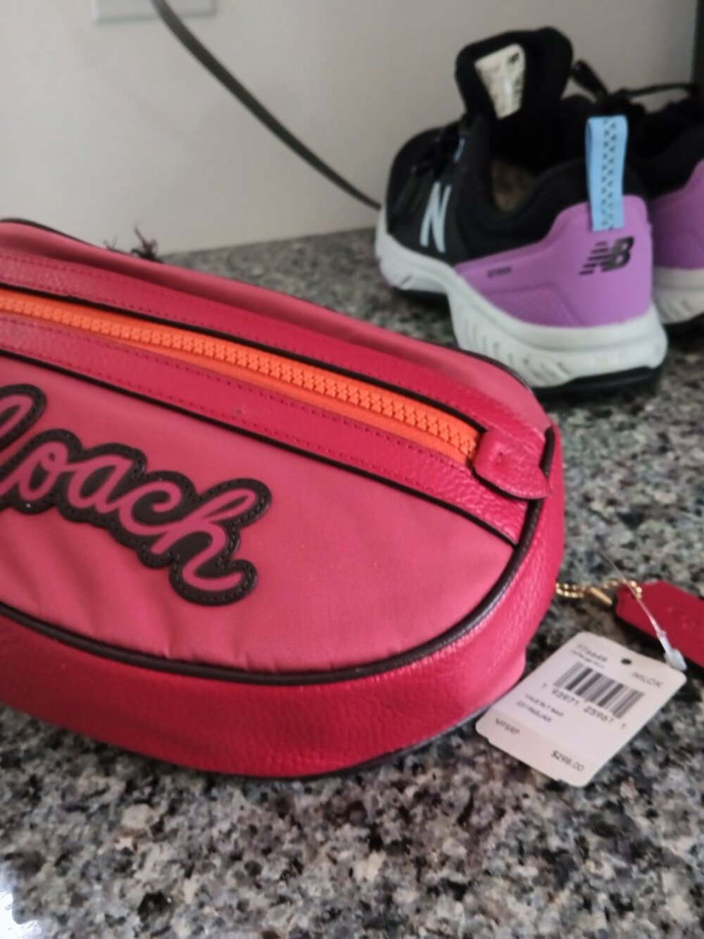 Brand New Real coach Pouch with original tag